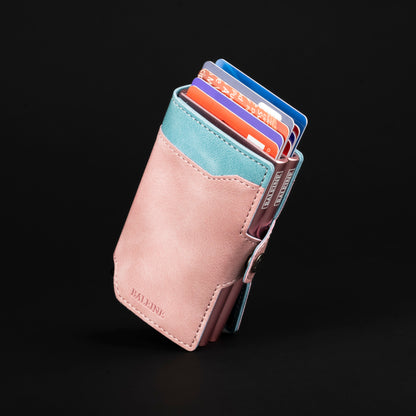 Billetera Double Alabama - Aqua Rose