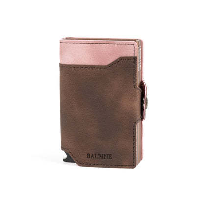 Billetera Double Alabama - Rose Brown