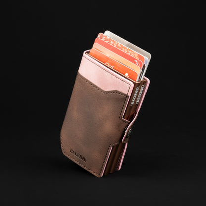 Billetera Double Alabama - Rose Brown