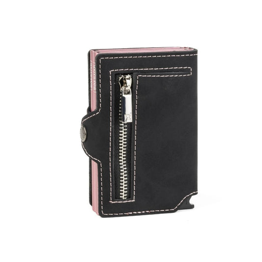 Billetera Double Kansas Zipper - Dark Pink