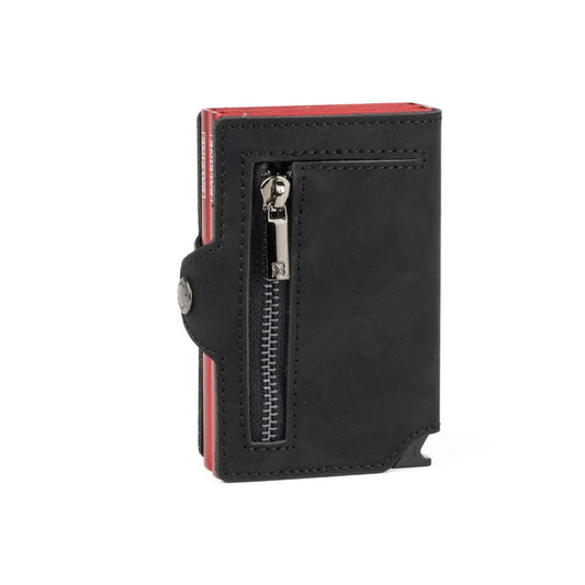 Billetera Double Kansas Zipper - Dark Red