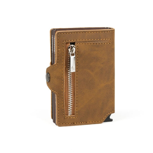 Billetera Double Kansas Zipper - Light Brown