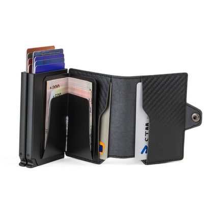 Billetera Double Kansas - Carbon Fiber
