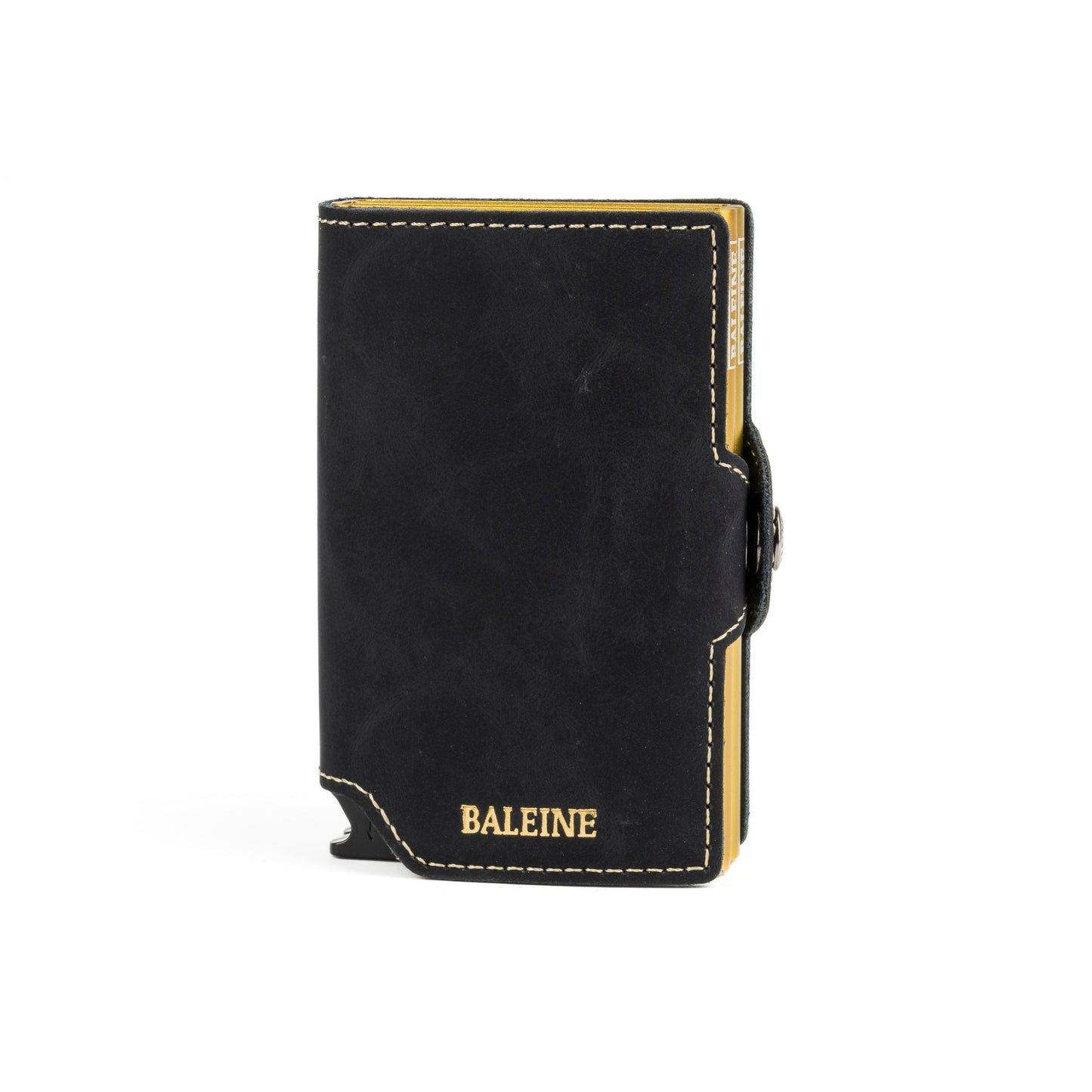 Billetera Double Kansas - Golden Black