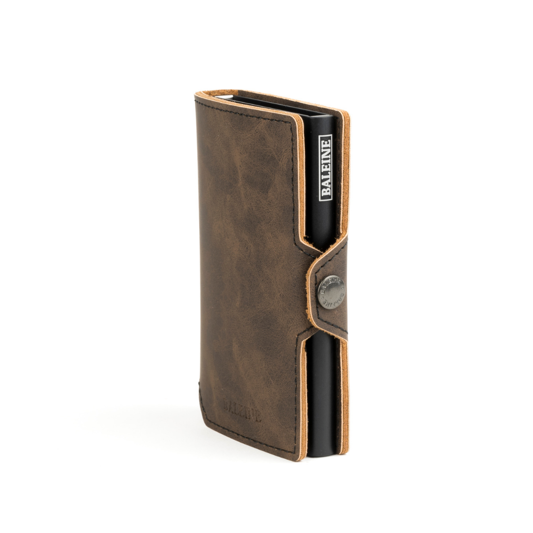 Billetera Kansas Zipper - Deep Brown