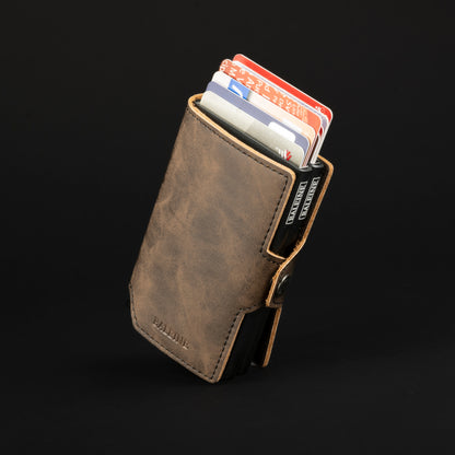 Billetera Double Kansas - Deep Brown
