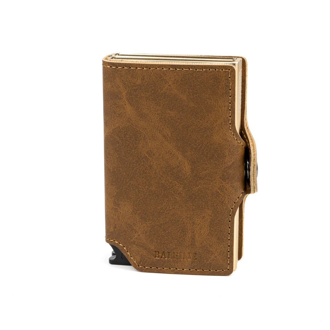 Billetera Double Kansas - Golden Brown