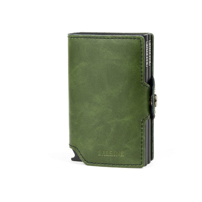 Billetera Double Kansas Zipper - Army Green