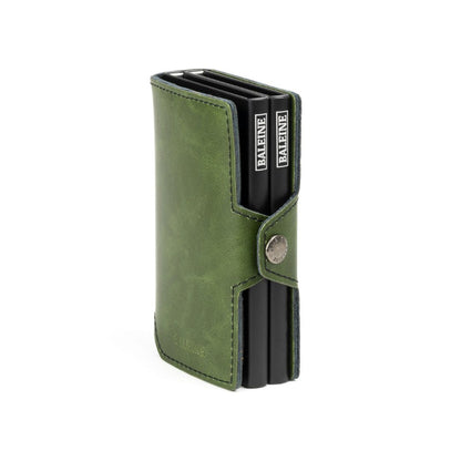 Billetera Double Kansas Zipper - Army Green