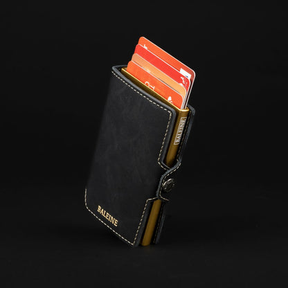 Billetera Kansas - Golden Black
