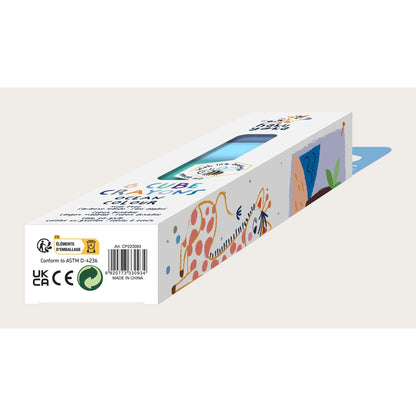 Crayolas Cubo Haku Yoka Colores Océano (x6) Avenir