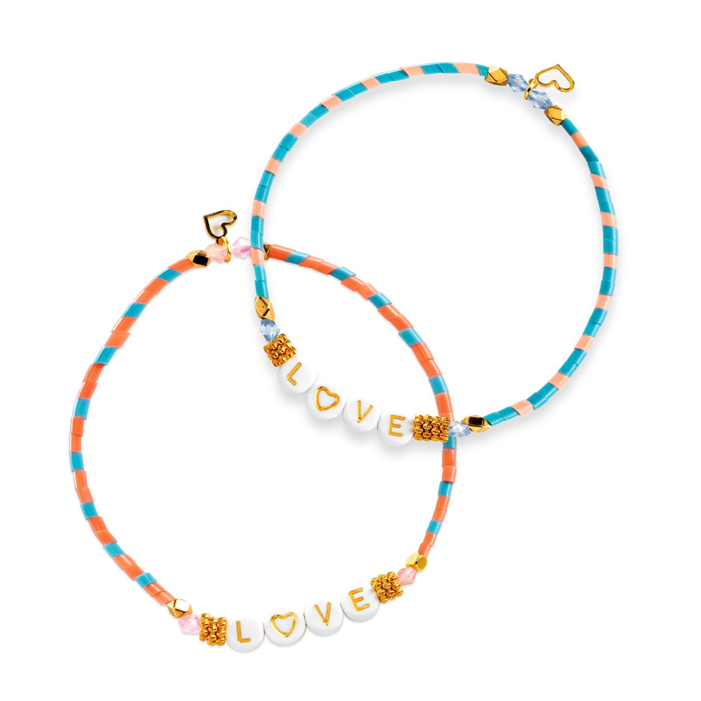 Kit bijouterie para hacer pulseras con mensajes Djeco