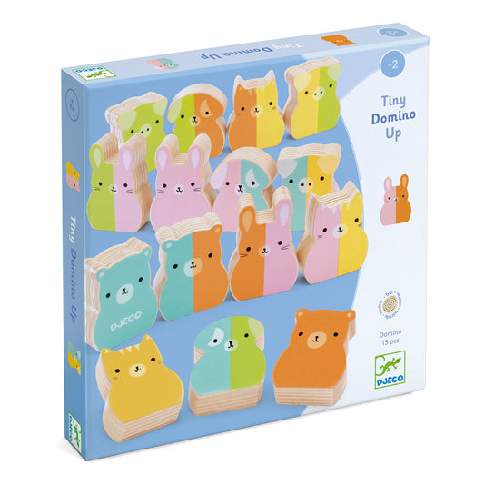 Dominó de madera Tiny-up Animales by Djeco