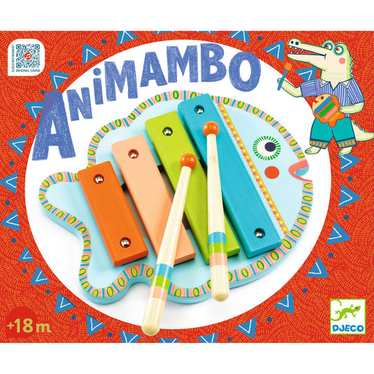 Xilofón de madera pez Animambo Djeco