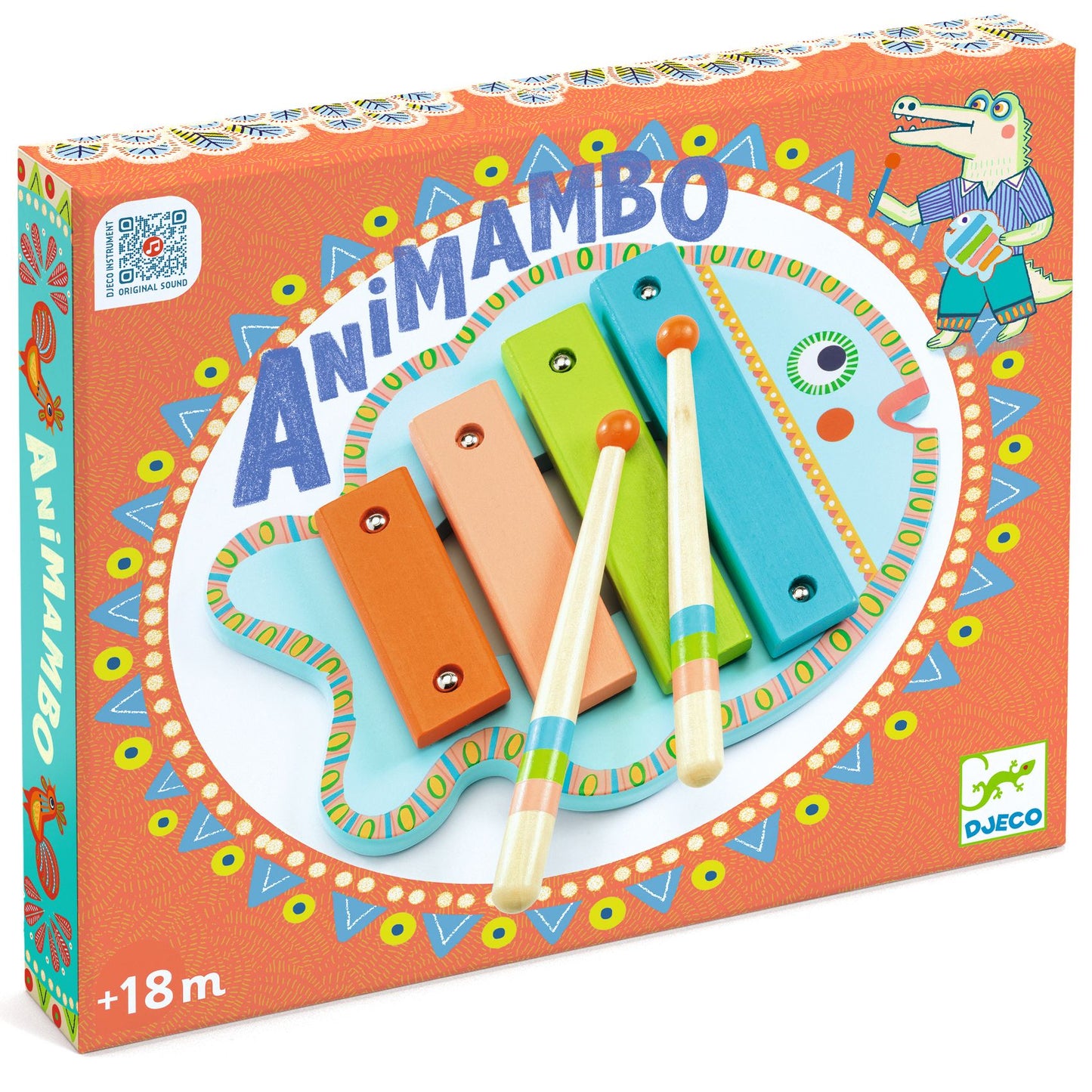Xilofón de madera pez Animambo Djeco