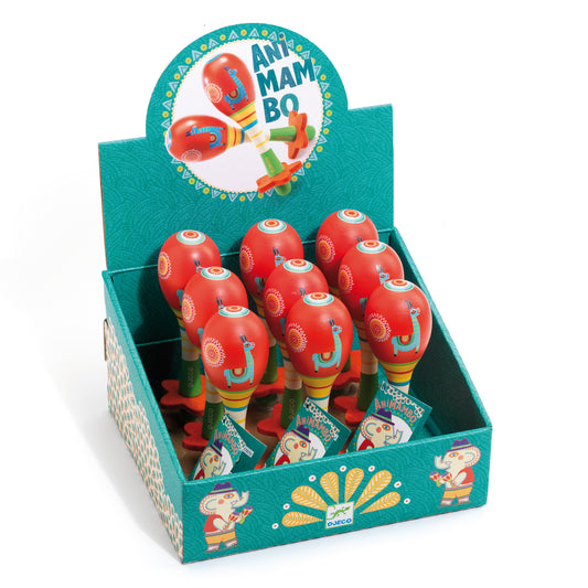 Maraca de madera Animambo Djeco