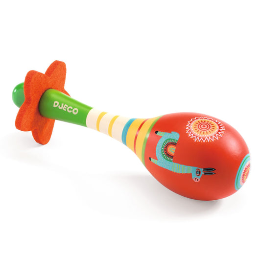 Maraca de madera Animambo Djeco