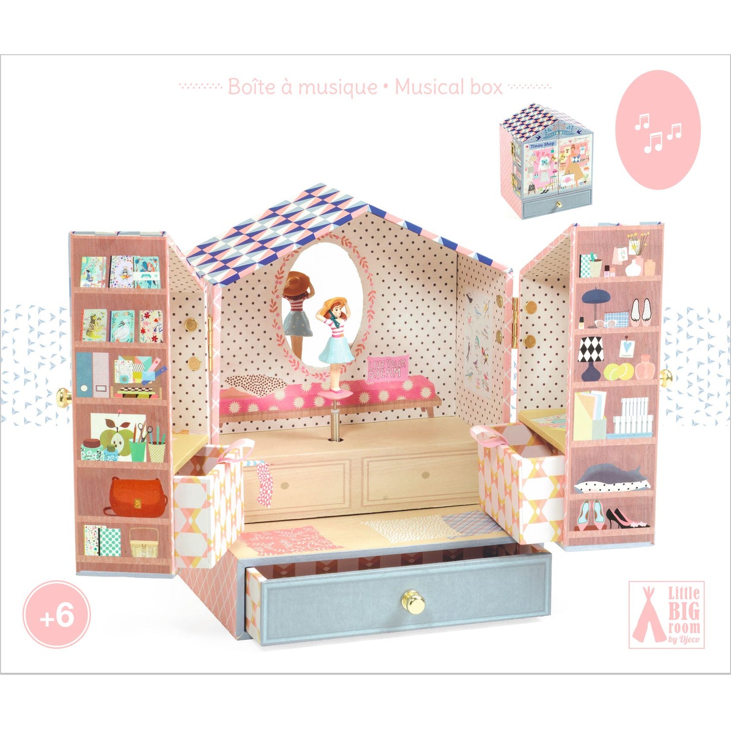Caja musical Tienda de Tinou by Djeco