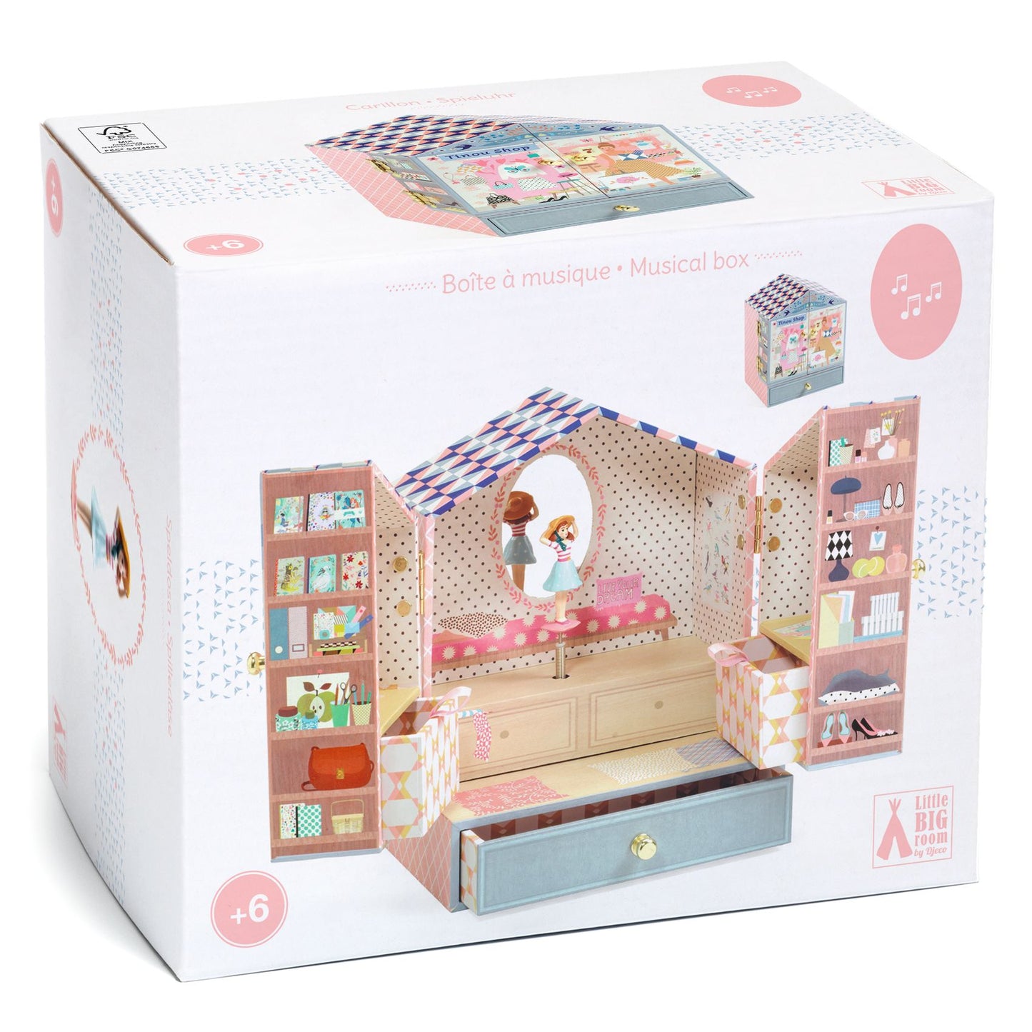 Caja musical Tienda de Tinou by Djeco