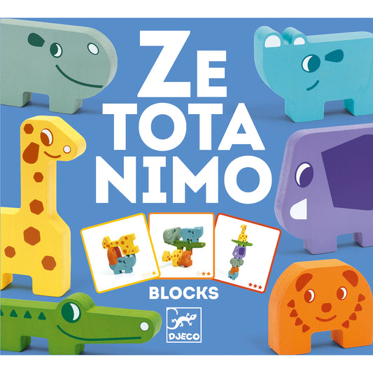 Juego de equilibrio animales madera - Ze Totanimo Djeco