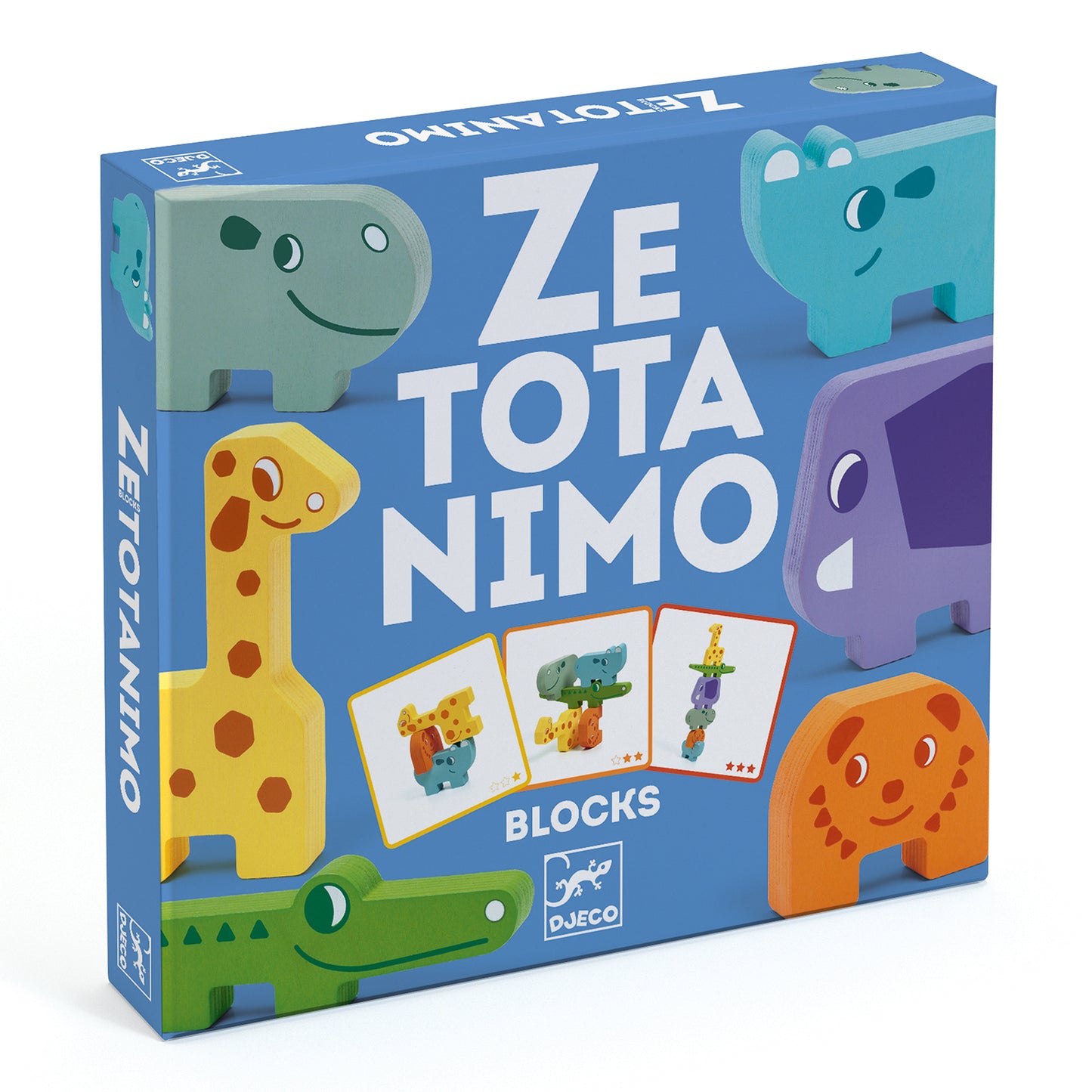 Juego de equilibrio animales madera - Ze Totanimo Djeco