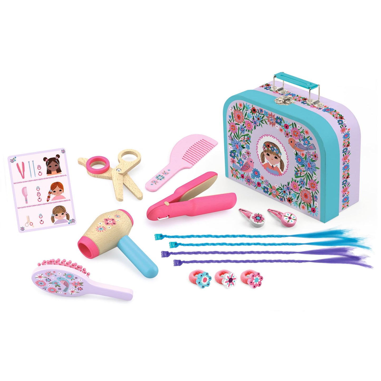 Set de peluquería con espejo Lily by Djeco