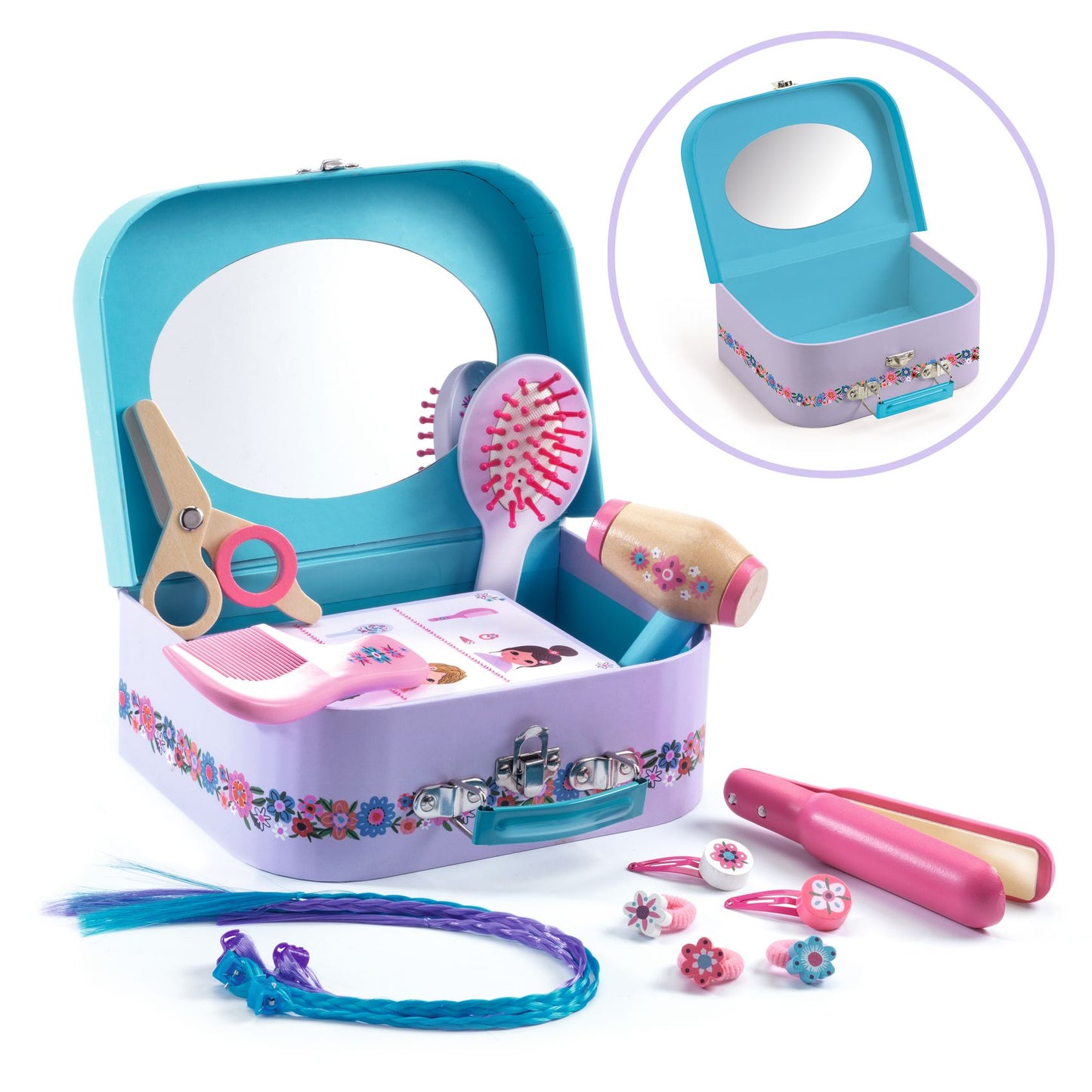 Set de peluquería con espejo Lily by Djeco