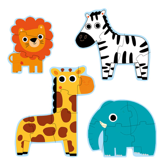 Puzzle Primo en la jungla 18 pzas Djeco