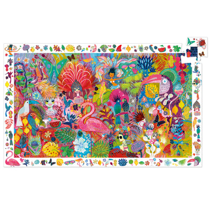 Puzzle observación del carnaval de Río (200 pzas) Djeco