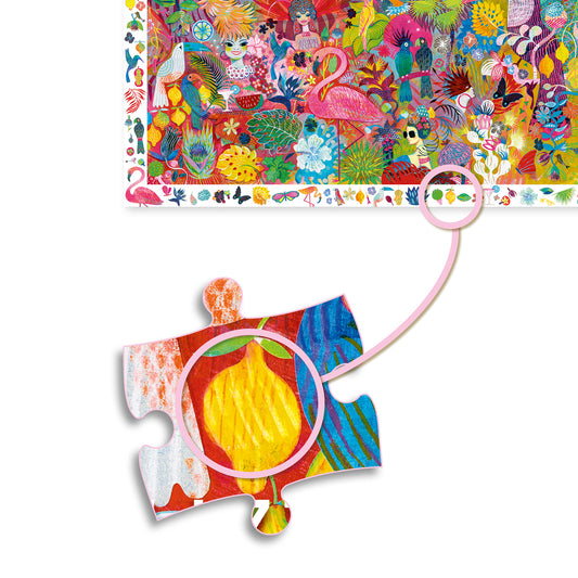 Puzzle observación del carnaval de Río (200 pzas) Djeco