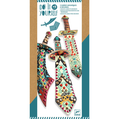 Do it yourself: mosaicos espadas piratas Djeco