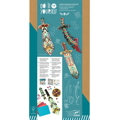 Do it yourself: mosaicos espadas piratas Djeco