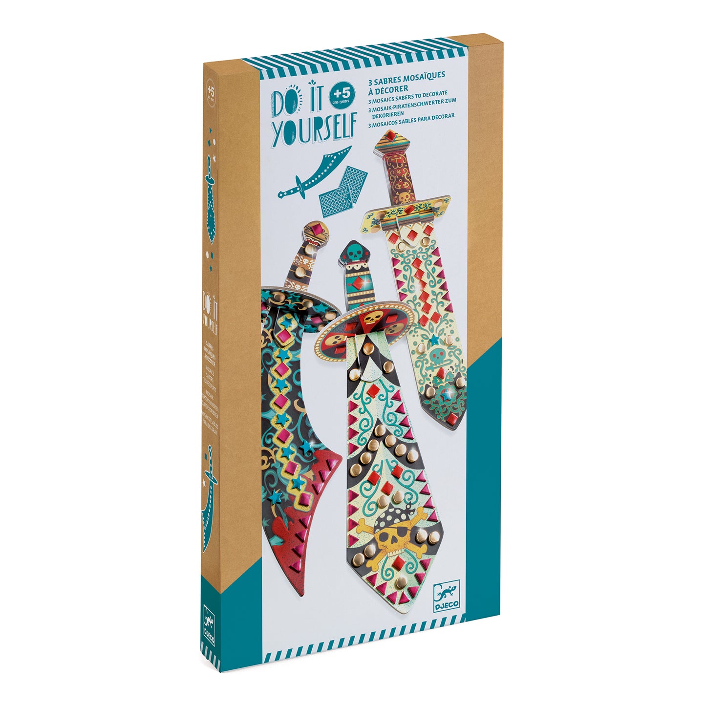 Do it yourself: mosaicos espadas piratas Djeco