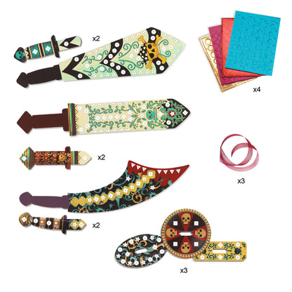 Do it yourself: mosaicos espadas piratas Djeco