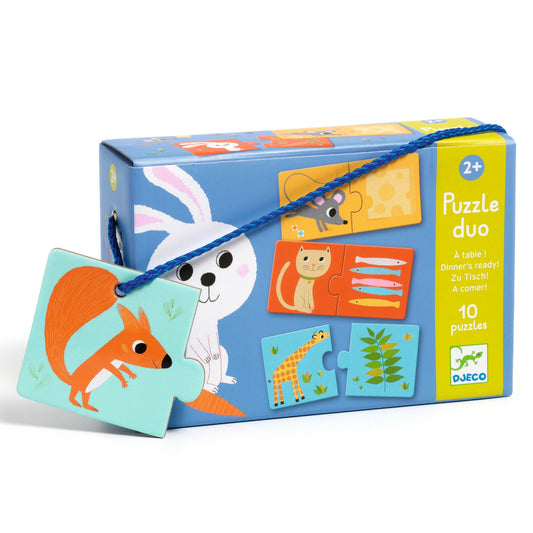 Puzzle duo A comer Djeco