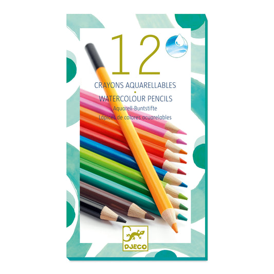 Lápices de colores acuarela Djeco