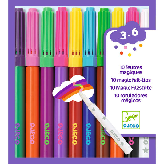 10 rotuladores mágicos Djeco