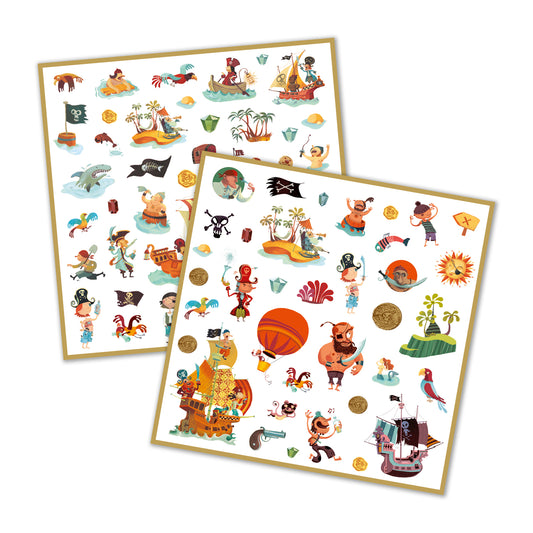 Stickers Piratas Djeco