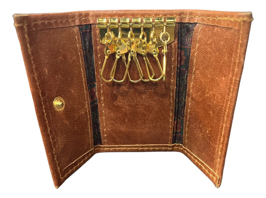 Porta Llaves Cuero LegÍtimo 6 Llaves
