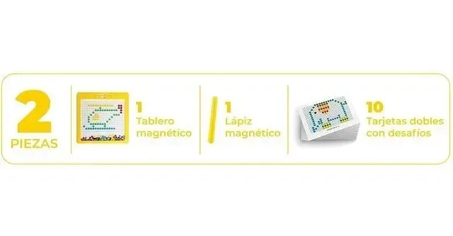 Pizarra magnética Imadots Braintoys