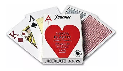 Cartas de Póker Fournier 100% Plástico