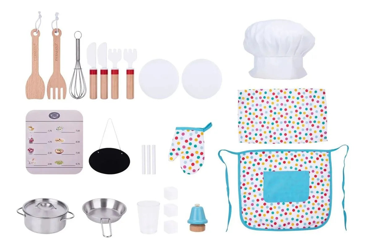 Cocina XL con comedor y accesorios madera