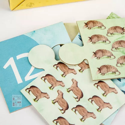 Puzzle contando animales del Uruguay Pika