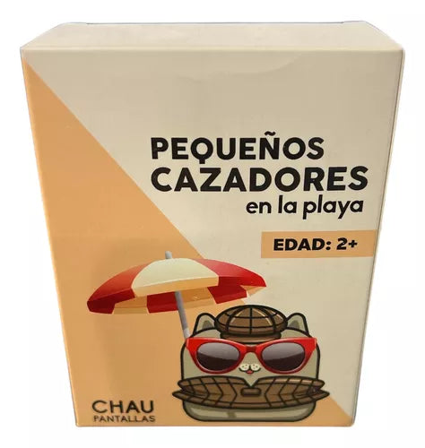 Pequeños cazadores en la playa Chau Pantallas