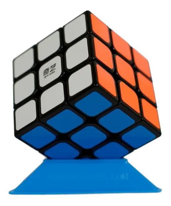 Cubo Mágico 3x3 Qiyi Sail W Fondo Negro