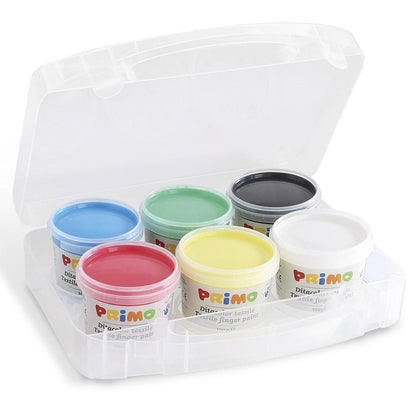 Pintura de dedos para telas (x6) Primo