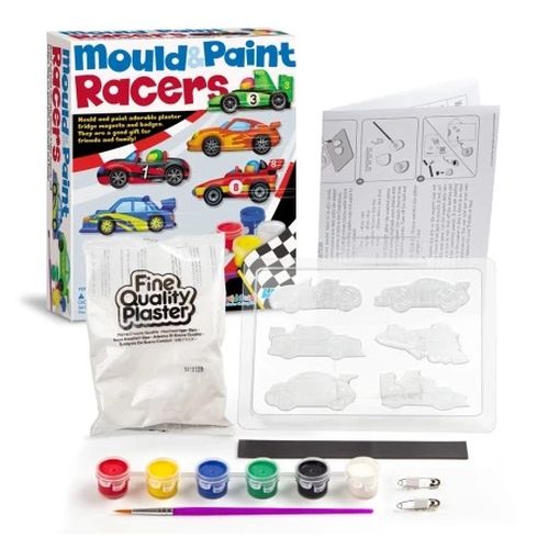 Kit para pintar y moldear autos magnéticos de carrera 4M