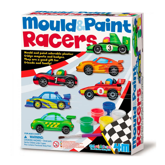 Kit para pintar y moldear autos magnéticos de carrera 4M