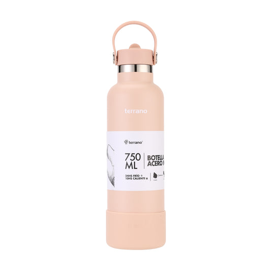 Botella Térmica Con Pico 750ml - Rosa