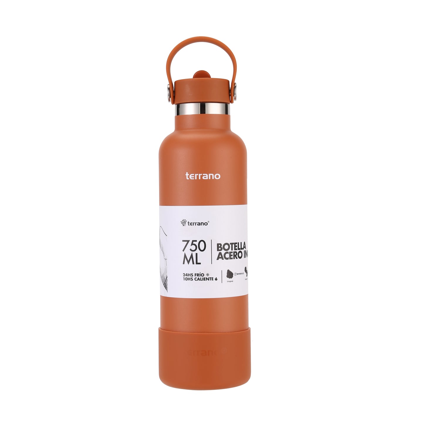 Botella Térmica Con Pico 750ml - Terracota